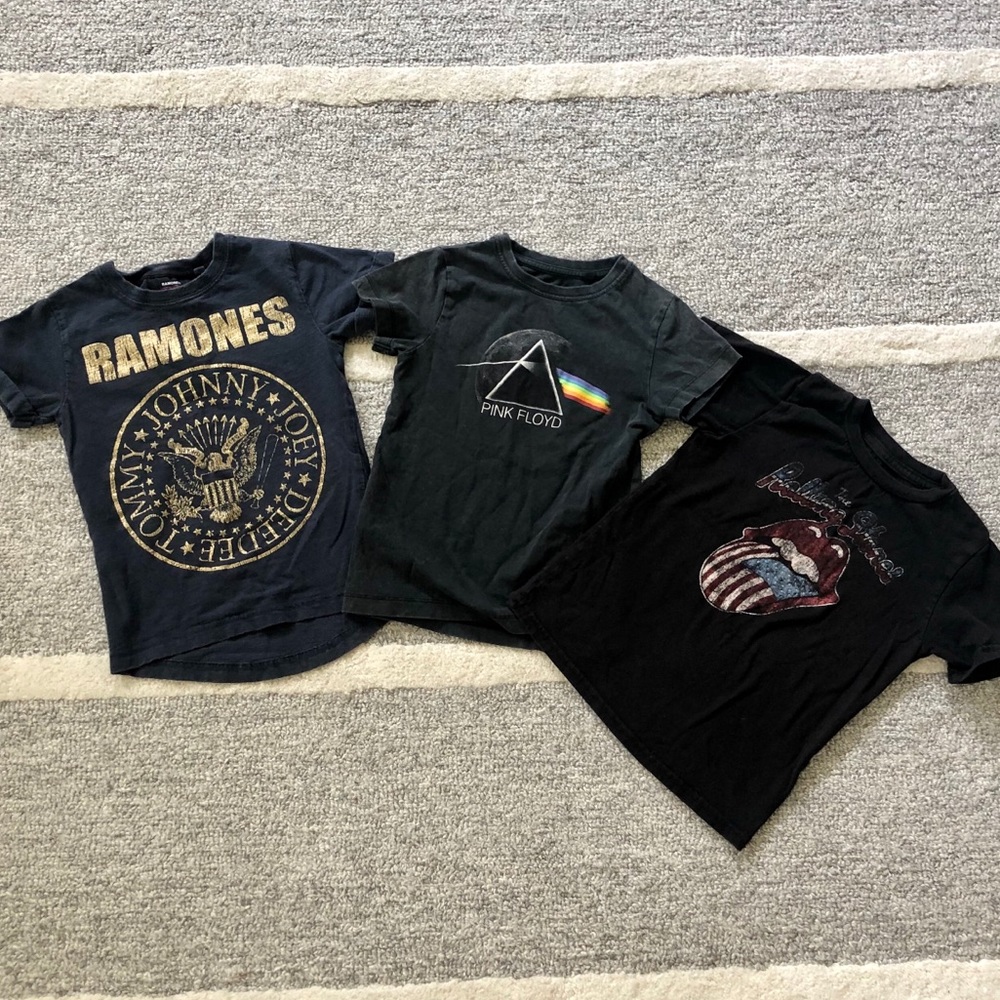 Band T-shirts!  2-4T 🎸